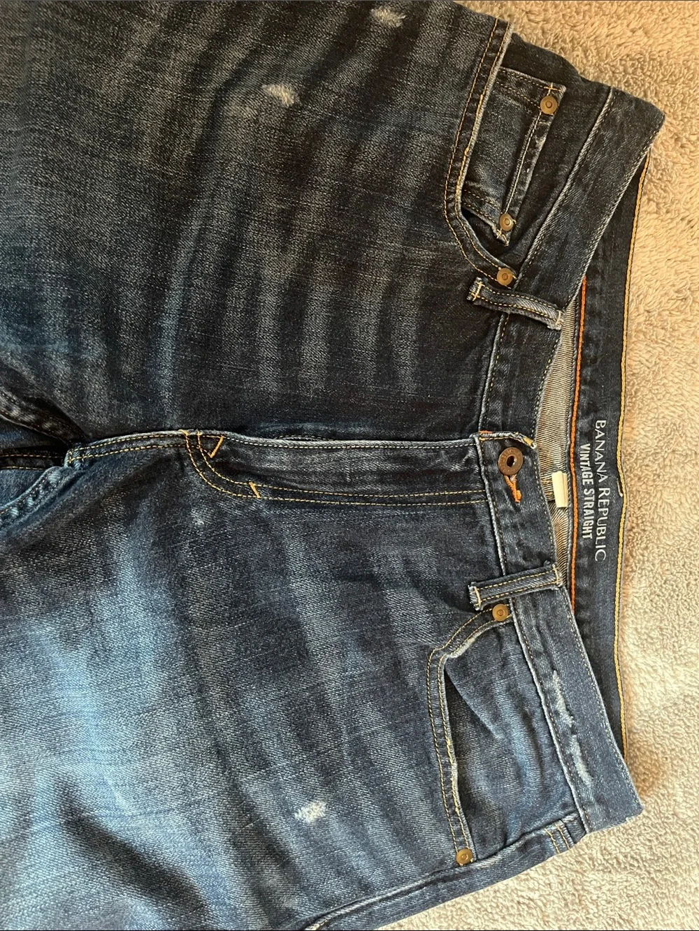 Banana Republic Men's Indigo Straight Jeans